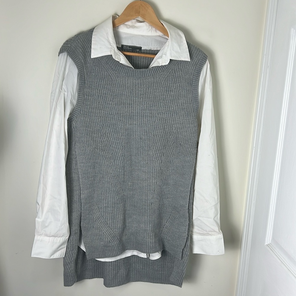 89th & Madison Shirt vest Top Size Medium